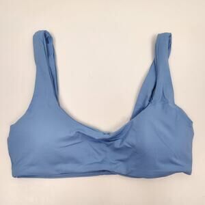 L*Space Lizzie Bikini Top in Blue Size Small NWT